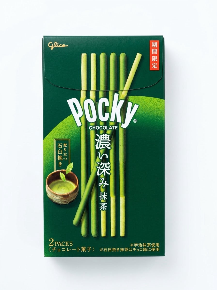 Glico Pocky Deep Matcha Chocolate Sticks (Limited Edition) - Made in Japan