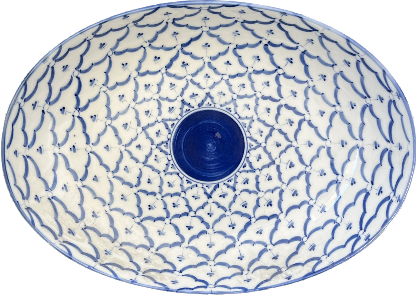 Japanese Oval Plate 30 cm