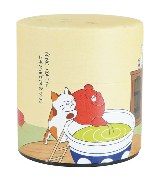 A Funny Cat Tea Leaf Container