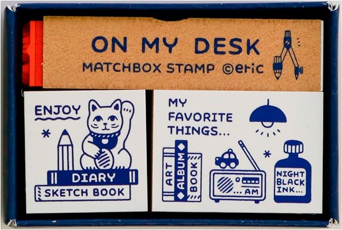 Japanese Stamp Matchbox Set