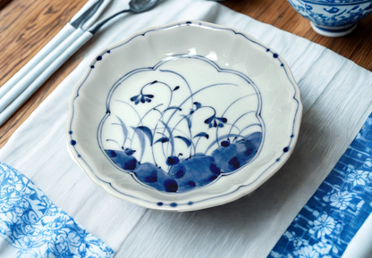 Azure Blossom Plate 17 cm