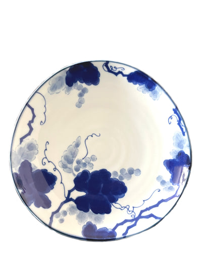 Japanese Style Aizome Grape Plate