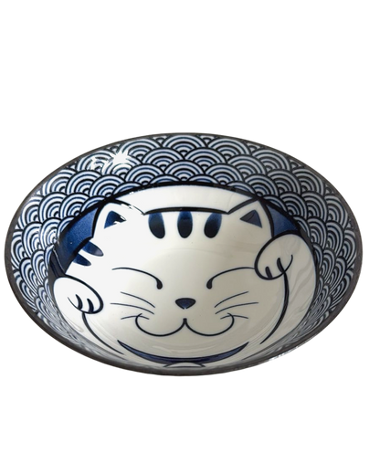 Lucky Cat Bowl Set with Spoon