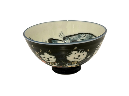 Maneki Neko Rice Bow - 11.5cm