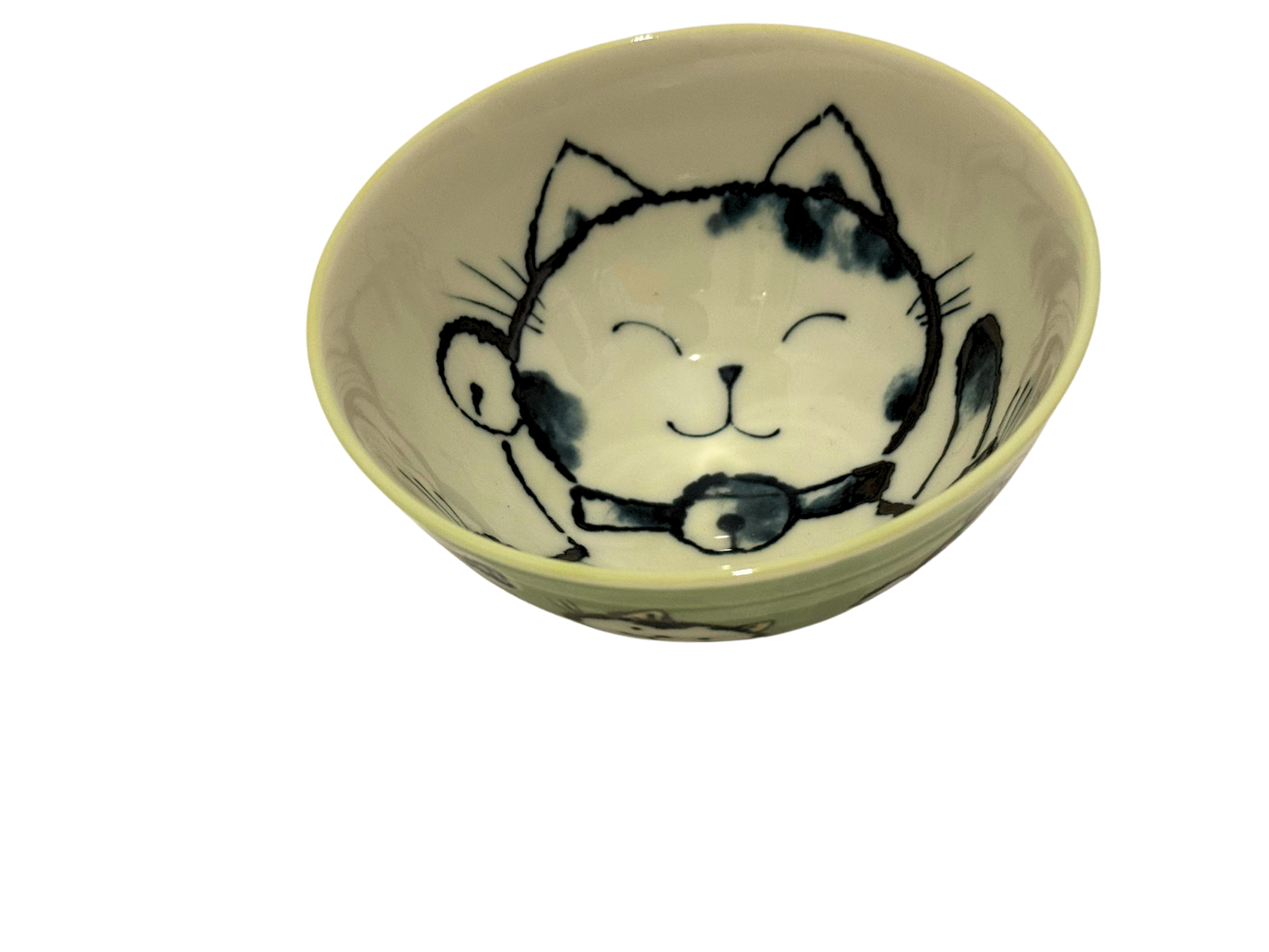 Maneki Neko Rice Bow - 11.5cm