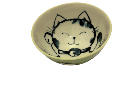 Maneki Neko Rice Bow - 11.5cm