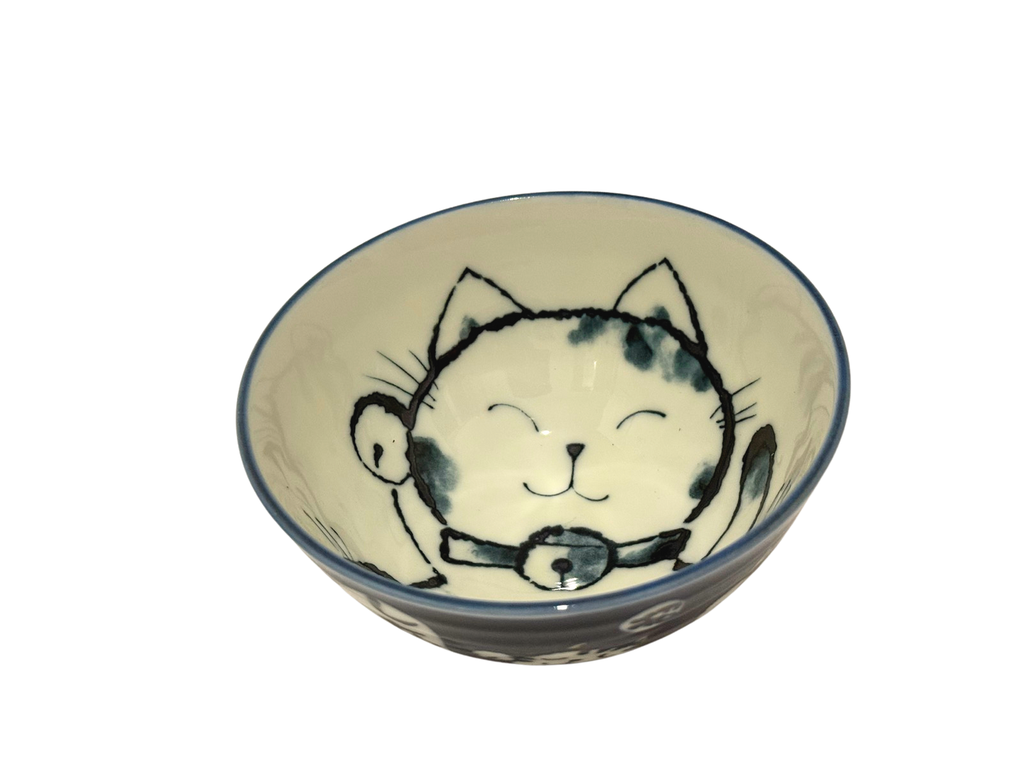 Maneki Neko Rice Bow - 11.5cm