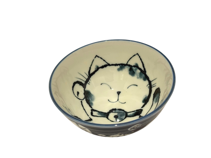 Maneki Neko Rice Bow - 11.5cm