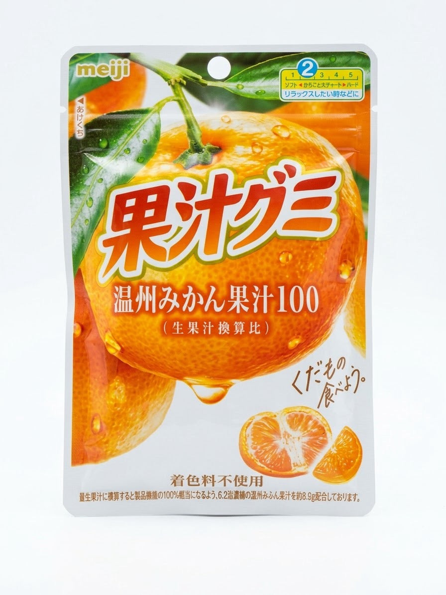 Meiji Kajyu Fruit Juice Gummy Candy | Made in Japan