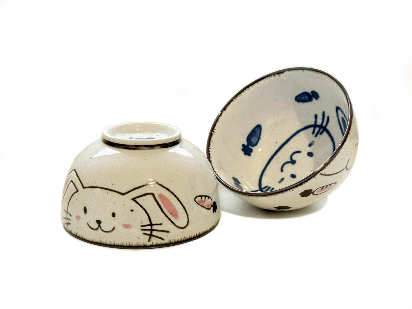 Cutie Bunny Rice Bowl 13cm