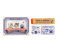 Japanese Stamp Matchbox Set