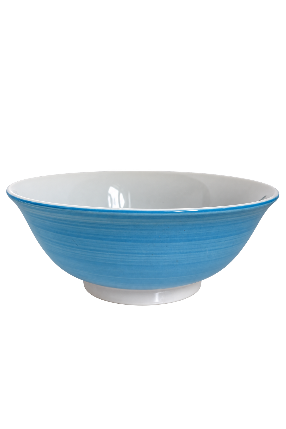 Authentic Mino Ware Japanese Ramen Bowl – Lucky Sea Bream (Tai) Ceramic Noodle Bowl, Made in Japan (Red / Blue)