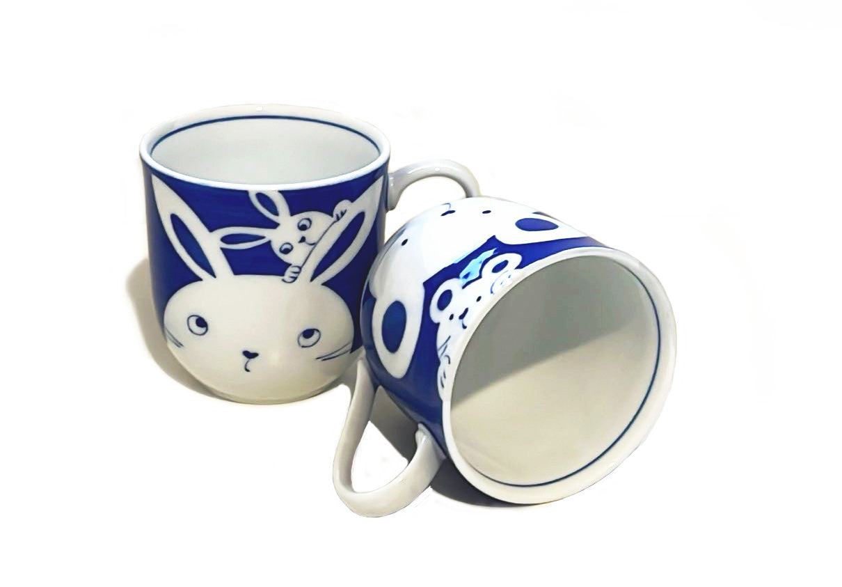 Shy Bunny Pottery Mug 320ml