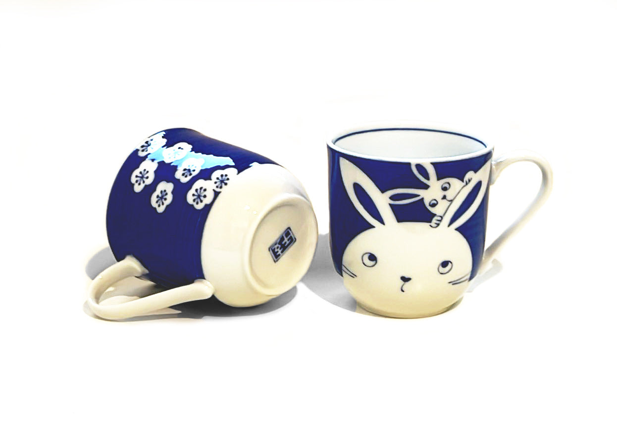 Shy Bunny Pottery Mug 320ml