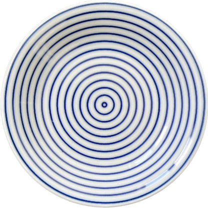 Japanese Circle Pattern Plate - 9 cm