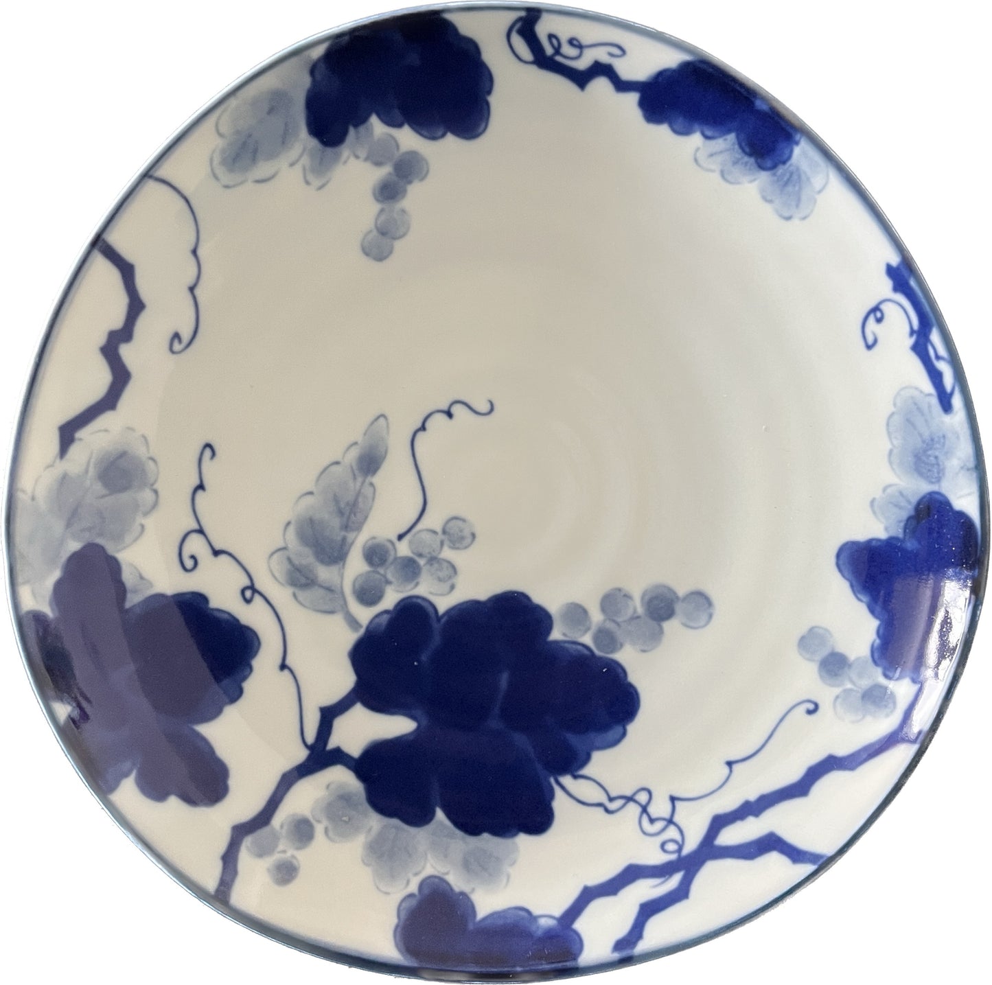 Japanese Style Aizome Grape Plate