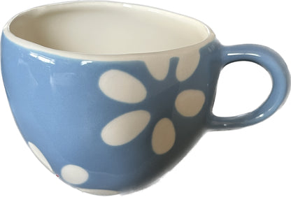 Japanese Flower Pattern Mug 12.5 x 9 x 7.5 cm