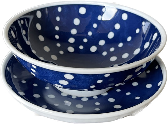 Japanese Polka Dots plate